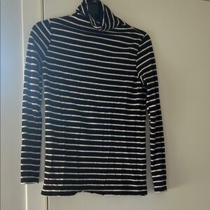 Adriano Goldschmied Black and White Striped Top